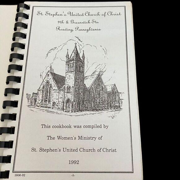 Vintage Cookbook St. Stephen's United Church of Christ 1992 Reading PA - Picture 2 of 6